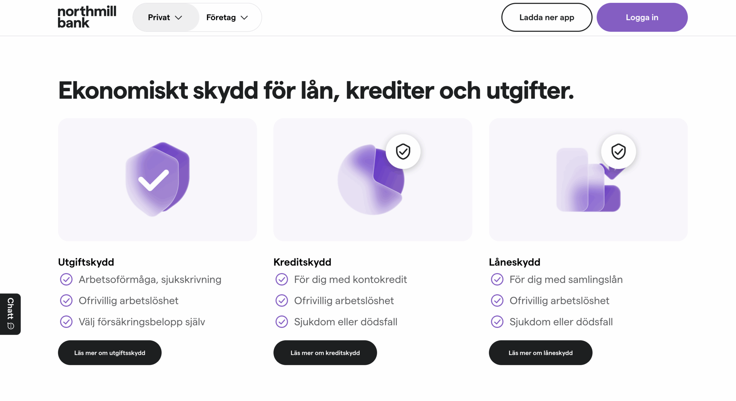 Northmill hemsida