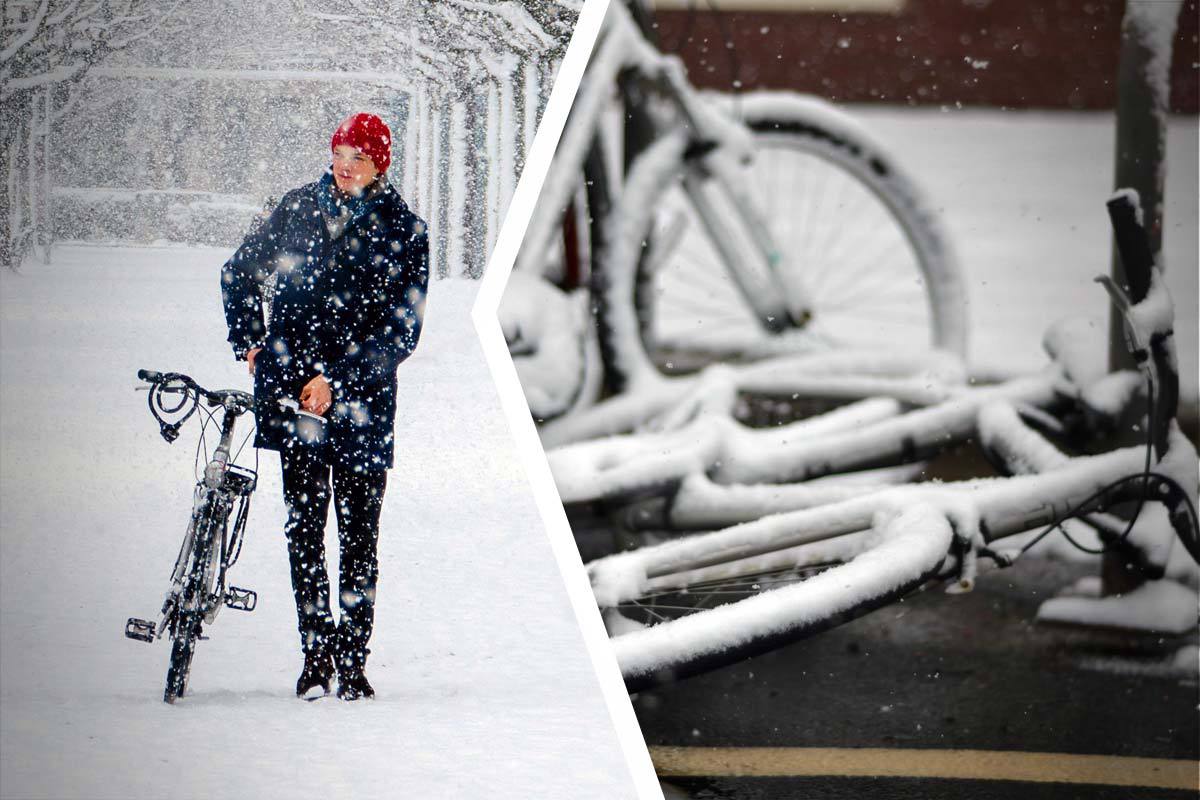 cykla i vinter