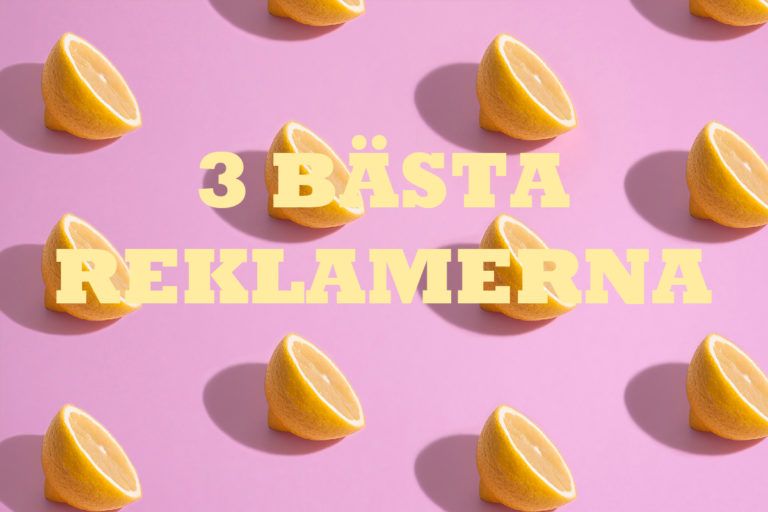 3 bästa försäkringsreklamerna